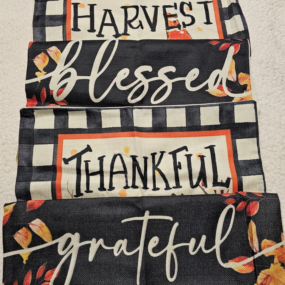 Harvest Themed Decorative Pillow Covers